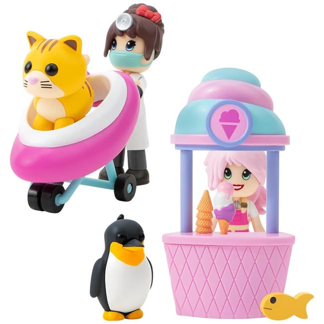 ADOPT ME HOSPITAL AND ICECREAM PARLOUR FRIENDS PACK