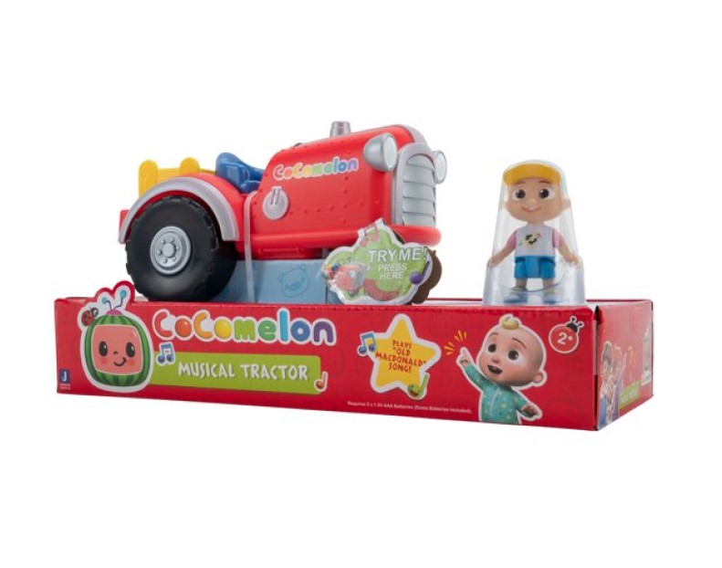 COCOMELON MUSICAL TRACTOR VEHICLE WITH FIGURE