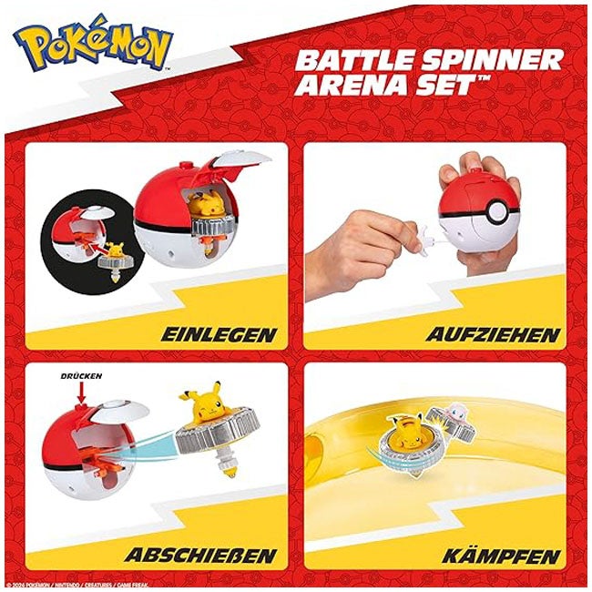 POKEMON BATTLE SPINNER TWO PACK WITH STADIUM