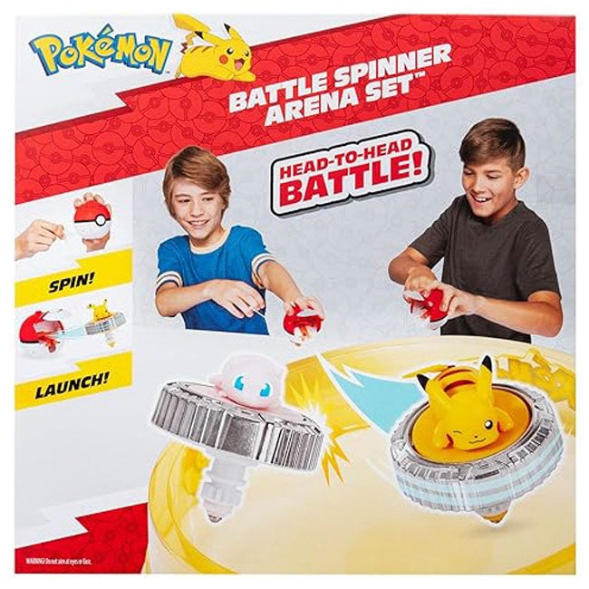 POKEMON BATTLE SPINNER TWO PACK WITH STADIUM