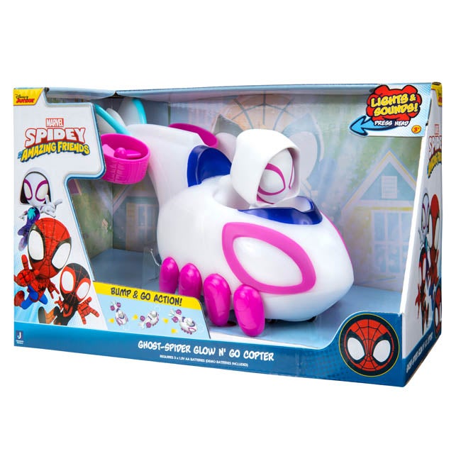 JAZWARES SPIDEY N FRIENDS FEATURE VEHCLE G.SPIDER