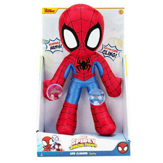 SPIDEY N FRIENDS PLUSH WEB CLINGERS