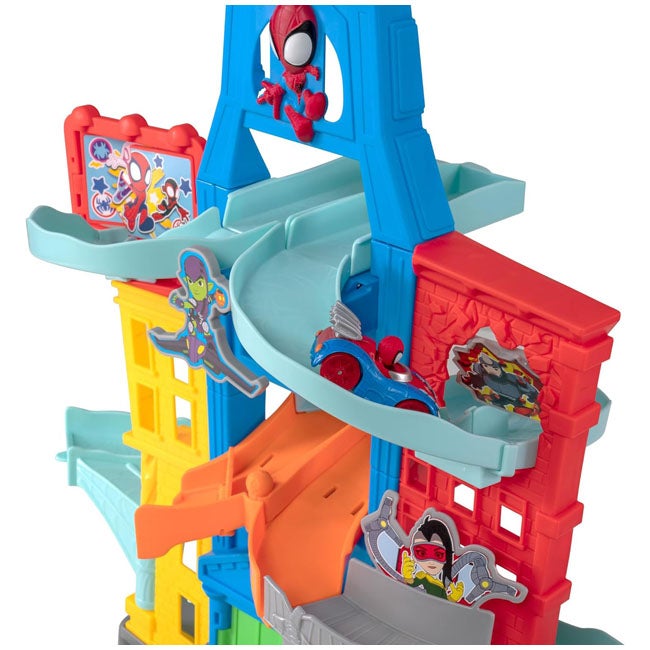 SPIDEY N FRIENDS AMAZING METALS CITY TRACK SET