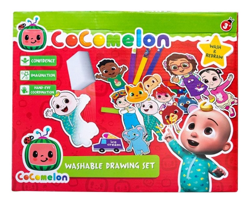 COCOMELON WASHABLE DRAWING SET