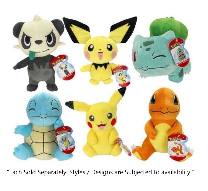 POKEMON PLUSH ASST W7