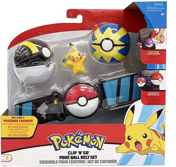 POKEMON CLIP N GO BALL BELT SET