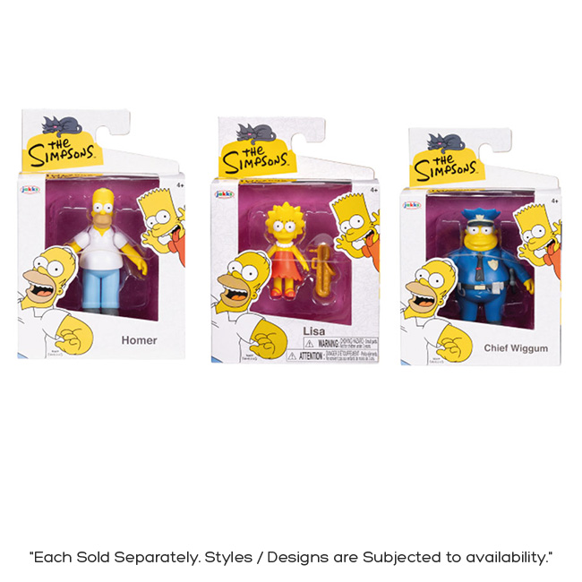 THE SIMPSONS 2.5 INCH FIGURES ASSORTED
