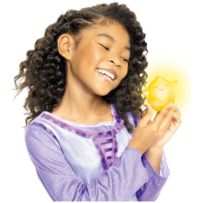 WISH STAR AND SATCHEL BATTERY OPERATED LOVEABLE LIGHT-UP