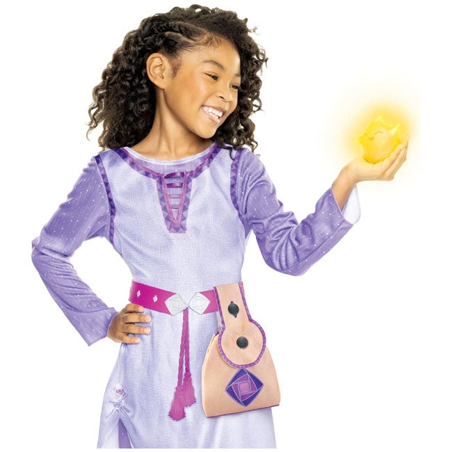 WISH STAR AND SATCHEL BATTERY OPERATED LOVEABLE LIGHT-UP
