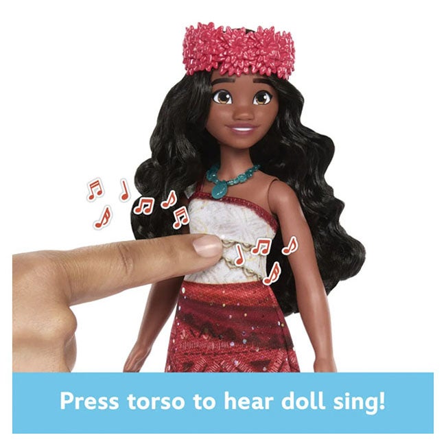 DISNEY MOANA 2 FEATURE MOANA DOLL SINGING BATTERY OPERATED