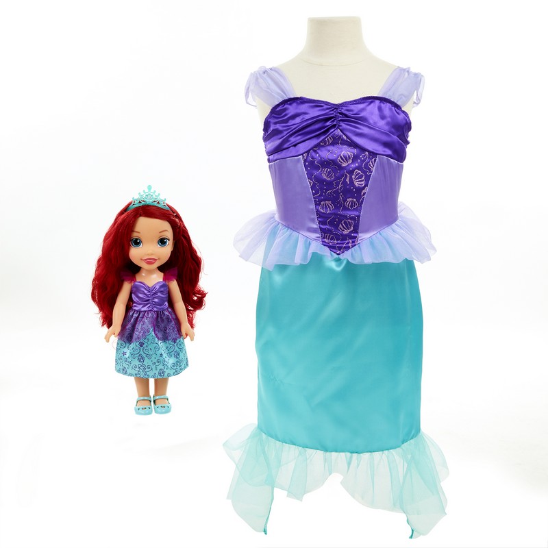 DISNEY PRINCESS ARIEL DOLL + DRESS EDITION