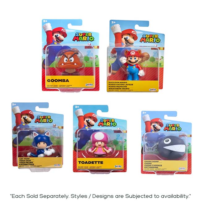 SUPER MARIO NINTENDO 2.5-INCH FIGURE ASSORTED
