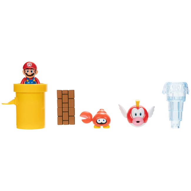 SUPER MARIO NINTENDO 2.5-INCH SPARKLING WATERS DIORAMA SET