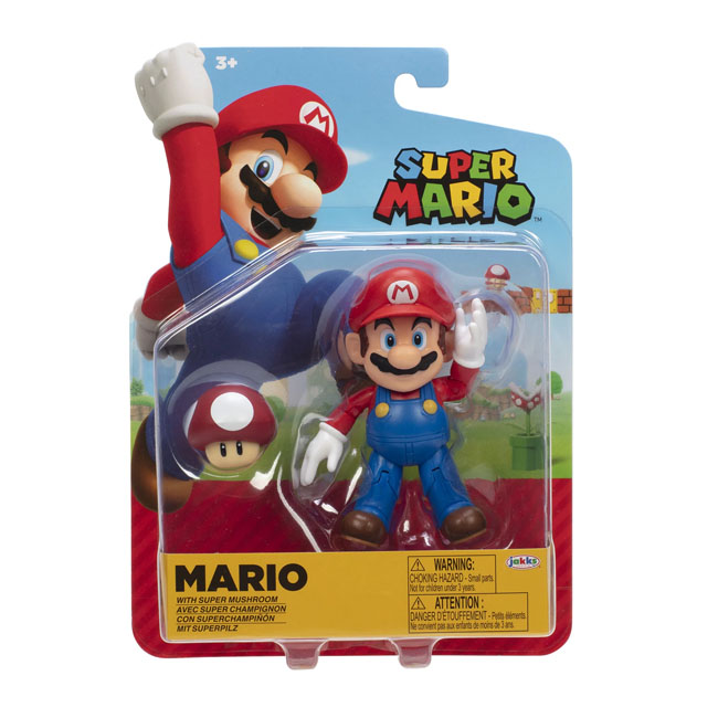 SUPER MARIO NINTENDO 4-INCH FIGURE ASSORTED
