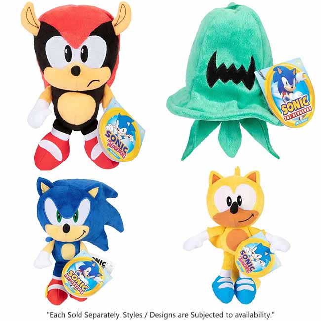 SONIC THE HEDGEHOG 9-INCH  BASIC PLUSH