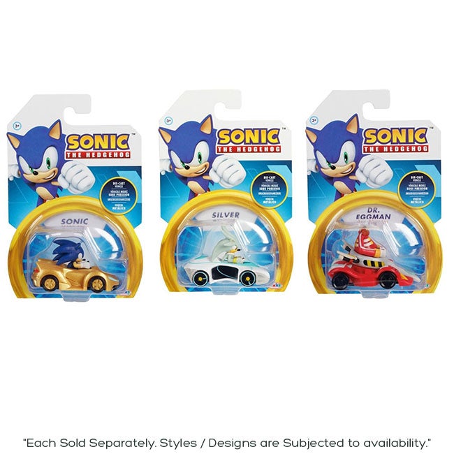 SONIC DIE-CAST 1:64 RACERS ASSORTED
