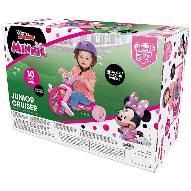 DISNEY JUNIOR MINNIE 10 INCH FLY WHEEL CRUISER