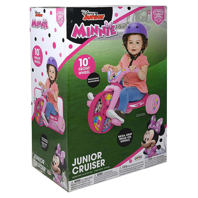 DISNEY JUNIOR MINNIE 10 INCH FLY WHEEL CRUISER