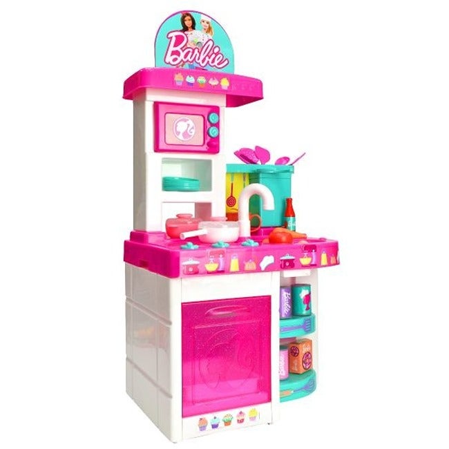 JUST PLAY BARBIE KITCHEN WITH LIGHT AND SOUND