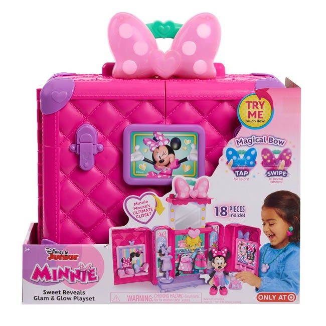 MINNIE MOUSE SWEET REVEAL GLAM N GLOW PLAYSET
