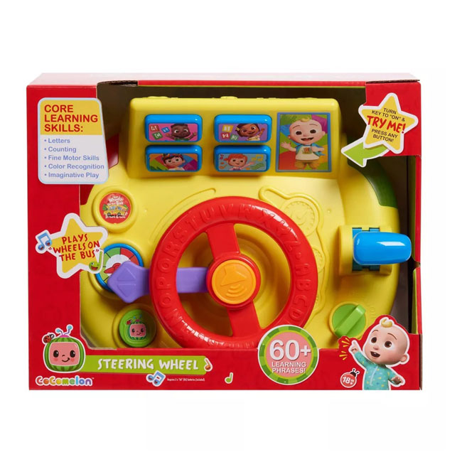 COCOMELON LEARNING STEERING WHEEL