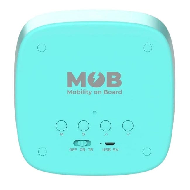 MOB BILLY CLOCK AND LIGHT - TURQUOISE