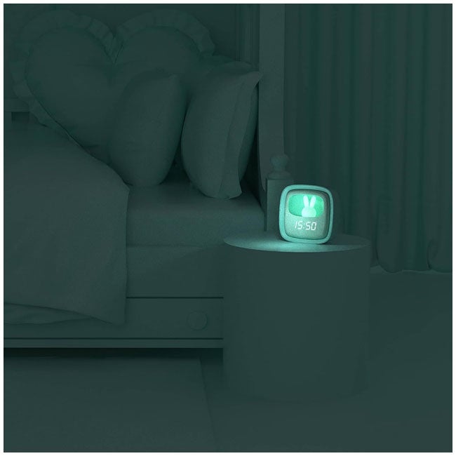 MOB BILLY CLOCK AND LIGHT - TURQUOISE