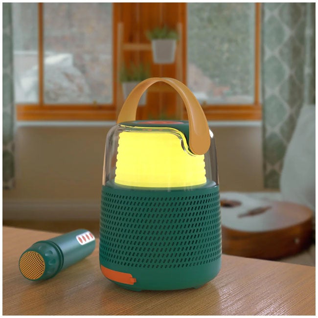 MOB ENCEINTE KARAOKE SPEAKER WITH MICROPHONE KS-80 BLUE