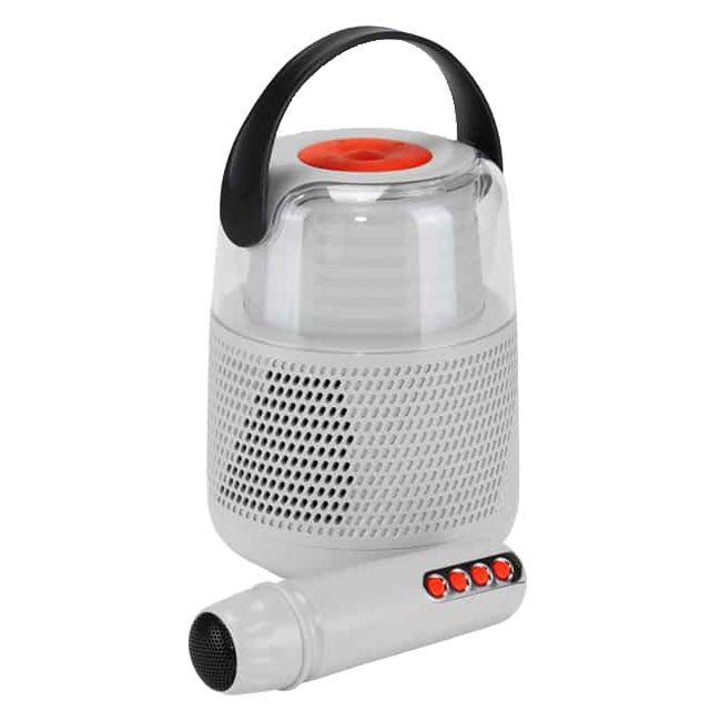 MOB ENCEINTE KARAOKE SPEAKER WITH MICROPHONE KS-80 - GREY