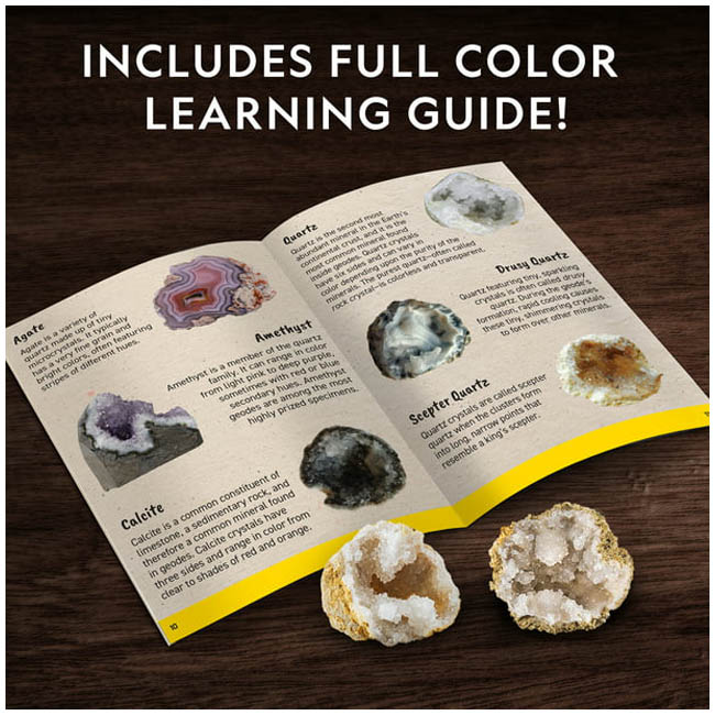 NATIONAL GEOGRAPHIC BREAK OPEN 5 GEODES SCIENCE KIT