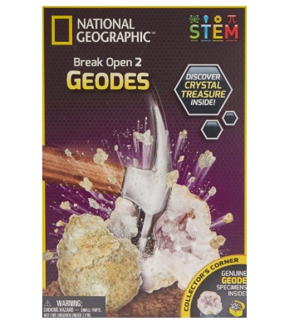 NATIONAL GEOGRAPHIC BREAK OPEN 2 GEODES