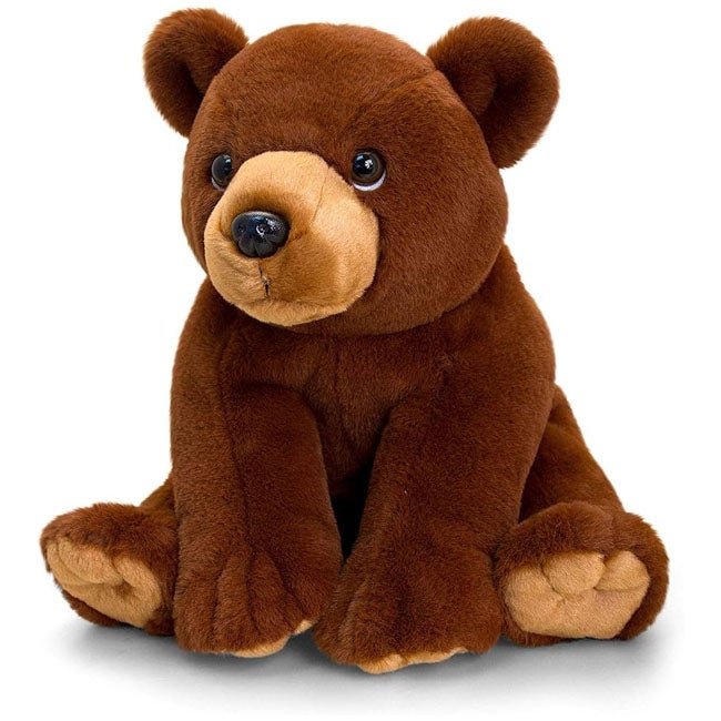 KEEL TOYS 18CM KEELECO BROWN BEAR PLUSH TOY