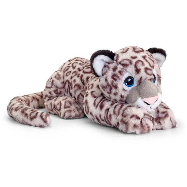 25CM KEELECO SNOW LEOPARD