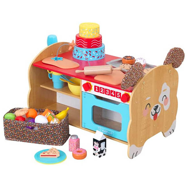 KIDKRAFT FOODY FRIENDS DELUXE BAKING FUN ACTIVITY CENTER