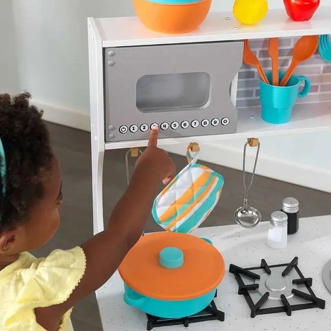 KIDKRAFT ALL TIME PLAY KITCHEN WITH ACCESSORIES