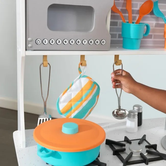 KIDKRAFT ALL TIME PLAY KITCHEN WITH ACCESSORIES