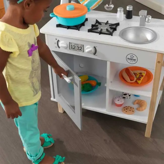 KIDKRAFT ALL TIME PLAY KITCHEN WITH ACCESSORIES