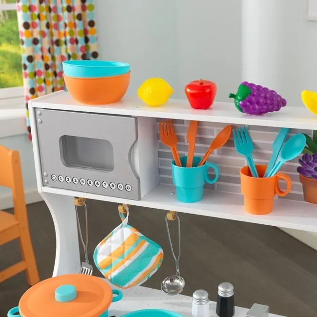 KIDKRAFT ALL TIME PLAY KITCHEN WITH ACCESSORIES