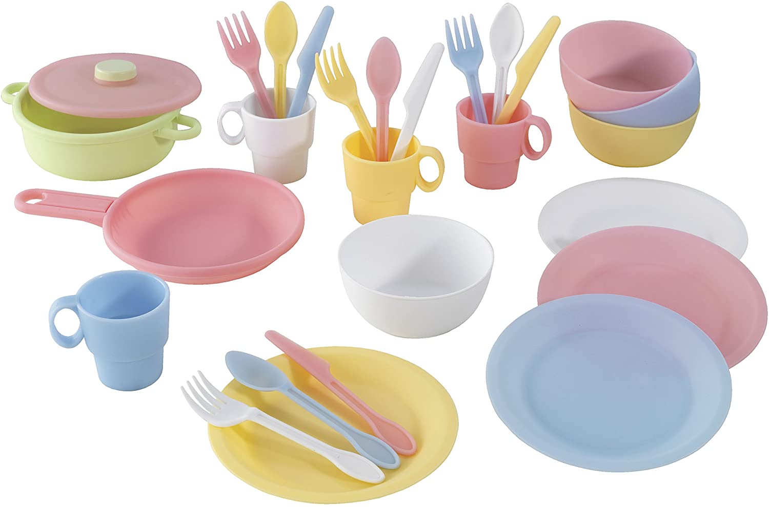 KIDKRAFT 27 PCS PASTEL COOKWARE PLAYSET