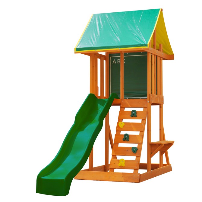KIDKRAFT MEADOWSIDE II WOODEN GYMSET (1.6 X 1.25 X 2.59 M)