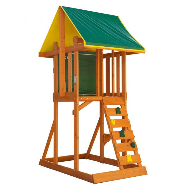 KIDKRAFT MEADOWSIDE II WOODEN GYMSET (1.6 X 1.25 X 2.59 M)
