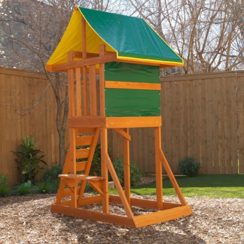 KIDKRAFT MEADOWSIDE II WOODEN GYMSET (1.6 X 1.25 X 2.59 M)