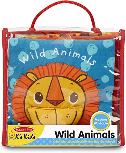 KS KIDS CRINKLING SOFT BOOK ANIMALS
