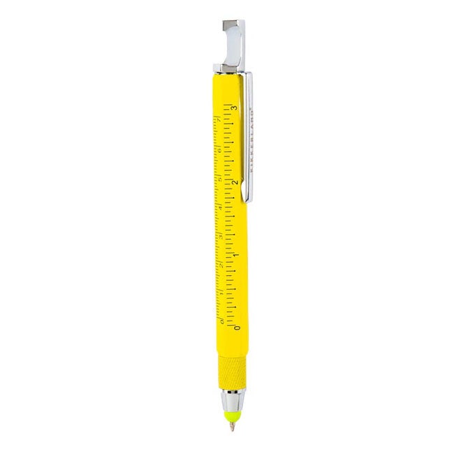 KIKKERLAND WRITING 7-IN-1 GADGET PEN MULTI PURPOSE ASST.