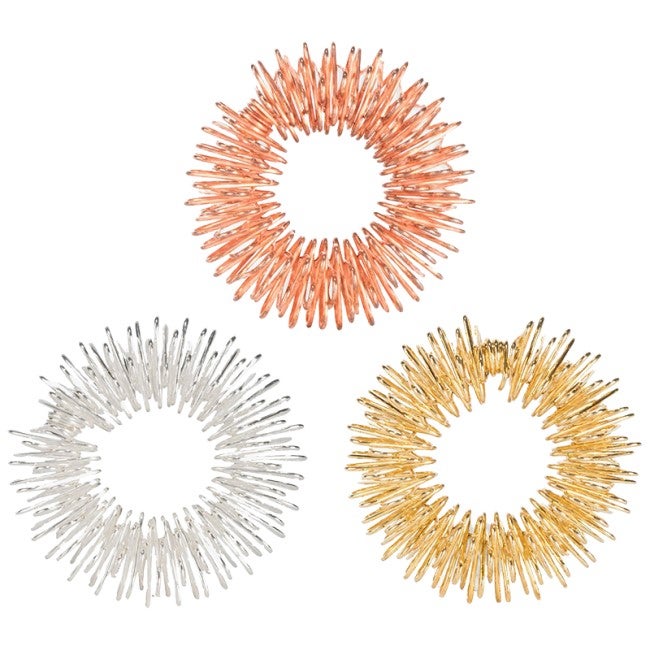 KIKKERLAND ACUPRESSURE MASSAGE RINGS ASSORTED