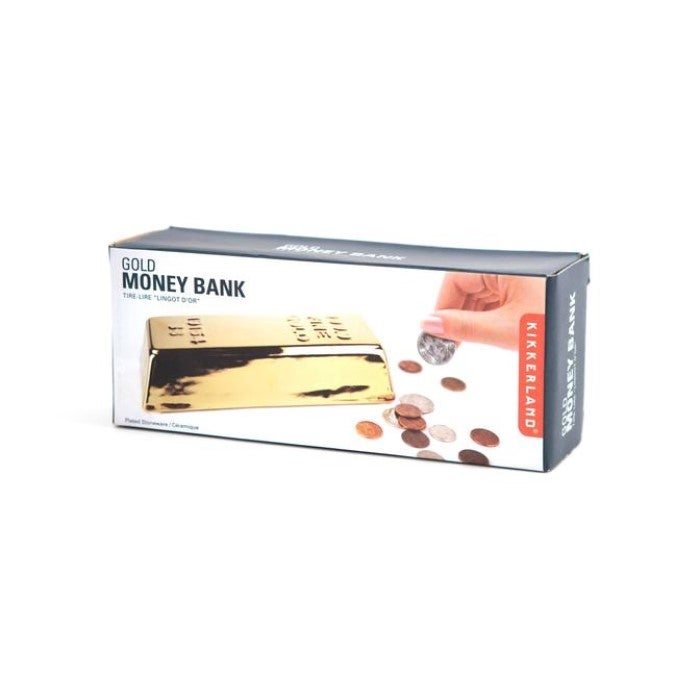 KIKKERLAND COIN BANK GOLD BAR
