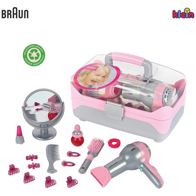 KLEIN BRAUN - HAIRSTYLING CASE WITH HAIRDRYER