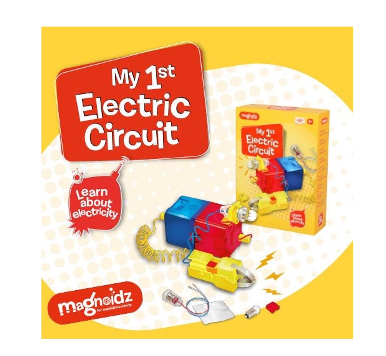 KEYCRAFT MAGNOIDZ MY 1ST ELECTRIC CIRCUIT SCIENCE KIT