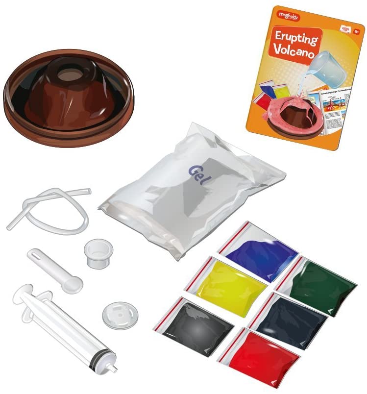 KEYCRAFT MAGNOIDZ ERUPTING VOLCANO SCIENCE KIT