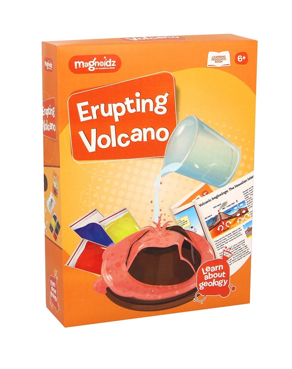 KEYCRAFT MAGNOIDZ ERUPTING VOLCANO SCIENCE KIT
